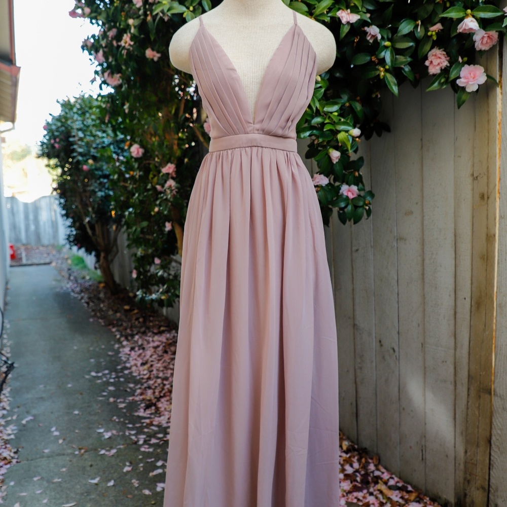 Maniju Backless Maxi Dress from Morning Lavender